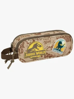 JurassicWorld Jurassic World Dobbelt Penalhus, Sandfarvet