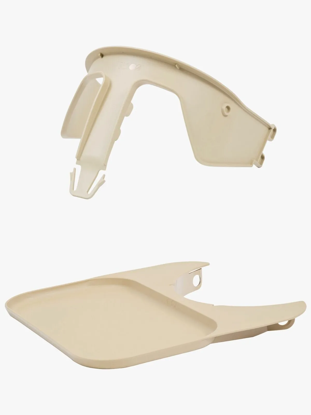KAOS Højstole & Tilbehør-Klapp Højstol inkl. Beskyttelsesbøjle & Bakke, Beech Natural/Desert Sand