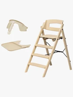KAOS Klapp Højstol Recycled inkl. Beskyttelsesbøjle & Bakke, Desert Sand/Desert Sand