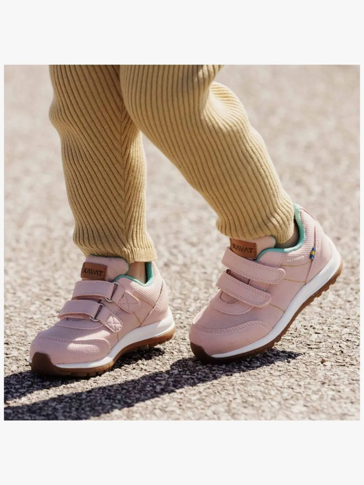 Børn Kavat Halland WP Sneakers, Light pink