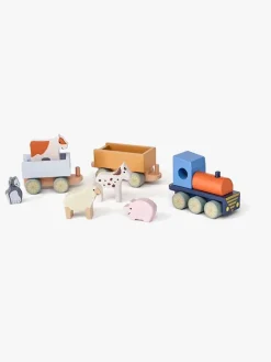 Babylegetøj|KidsConcept Kid's Concept Aiden Tog med Bondegårdsdyr