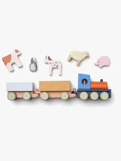 Babylegetøj|KidsConcept Kid's Concept Aiden Tog med Bondegårdsdyr