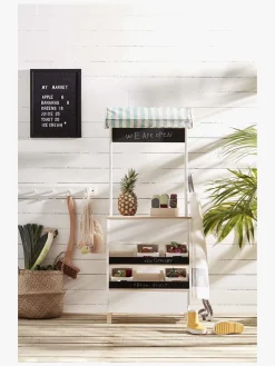 Rolleleg|KidsConcept Kids Concept Bistro Markedsbod, Hvid/Multi