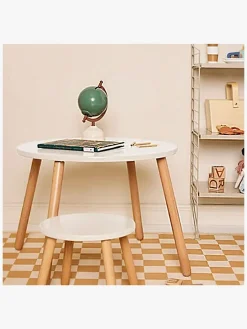 Børn KidsConcept Børnemøbler-Kids Concept Bord & Stole, Hvid