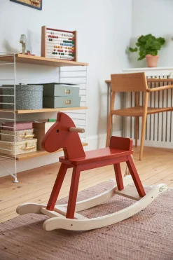KidsConcept Kids Concept Gyngehest Carl Larsson, Rødorange