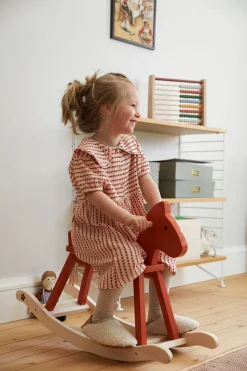 KidsConcept Kids Concept Gyngehest Carl Larsson, Rødorange