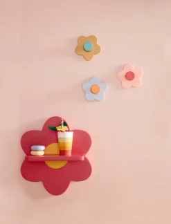 Børn KidsConcept Børnemøbler-Kid's Concept Hylde Blomst, Pink
