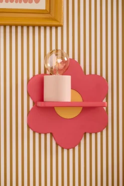 Børn KidsConcept Børnemøbler-Kid's Concept Hylde Blomst, Pink