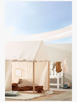 Børn KidsConcept Kids Concept Legehus Telt, Naturhvid