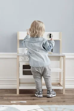 KidsConcept Rolleleg-Kid's Concept Legekøkken, Natur/Hvid