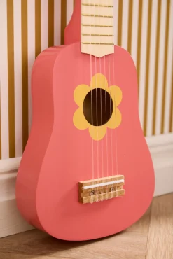 KidsConcept Musikinstrumenter-Kid's Concept Legetøjsguitar Blomst, Pink