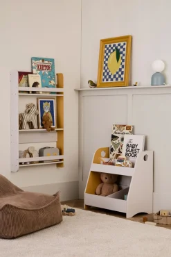 Børn KidsConcept Børnemøbler-Kid's Concept STAR Bogreol, Grå Sennep