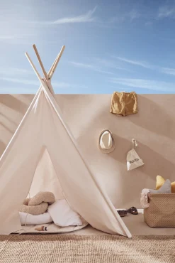 Børn KidsConcept Kids Concept Tipi-Telt Mini, Natur
