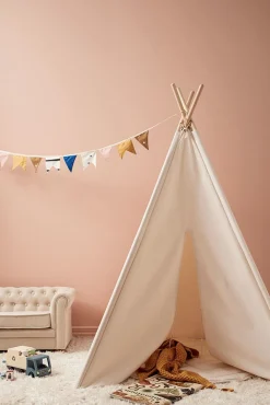 Børn KidsConcept Kids Concept Tipi-Telt Mini, Natur