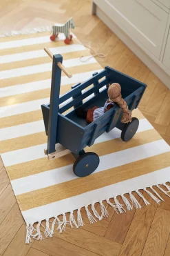 KidsConcept Dukker & Bamser-Kids Concept Trækvogn Carl Larsson, Blå