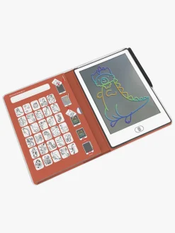 Kreativt Legetøj|Kidywolf KIDYDRAW MINI Tegnetablet LCD Dinosaur Brun
