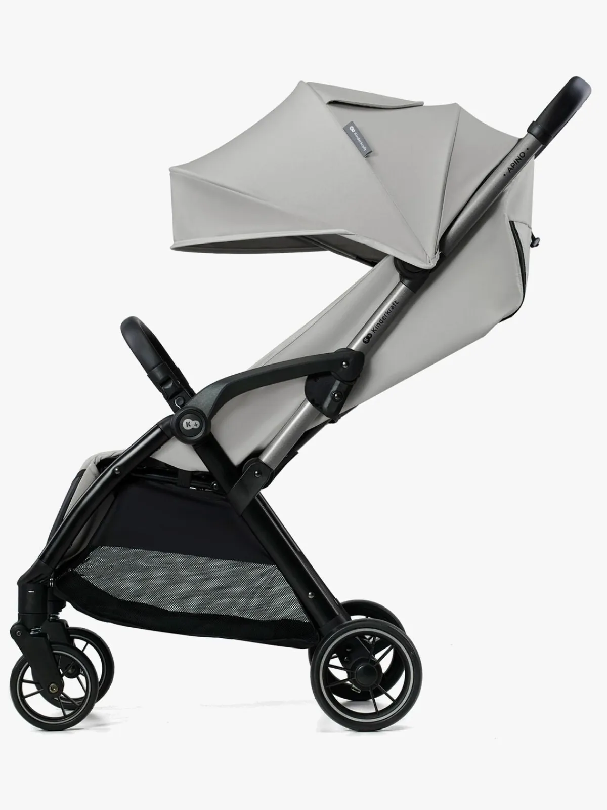 Kinderkraft Rejseklapvogne-APINO Klapvogn, Dove Grey