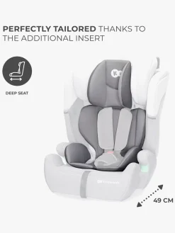 Autostole 9-36 Kg|Kinderkraft COMFORT UP i-Size Autostol, Grey Grå