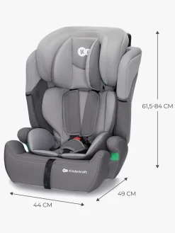 Autostole 9-36 Kg|Kinderkraft COMFORT UP i-Size Autostol, Grey Grå