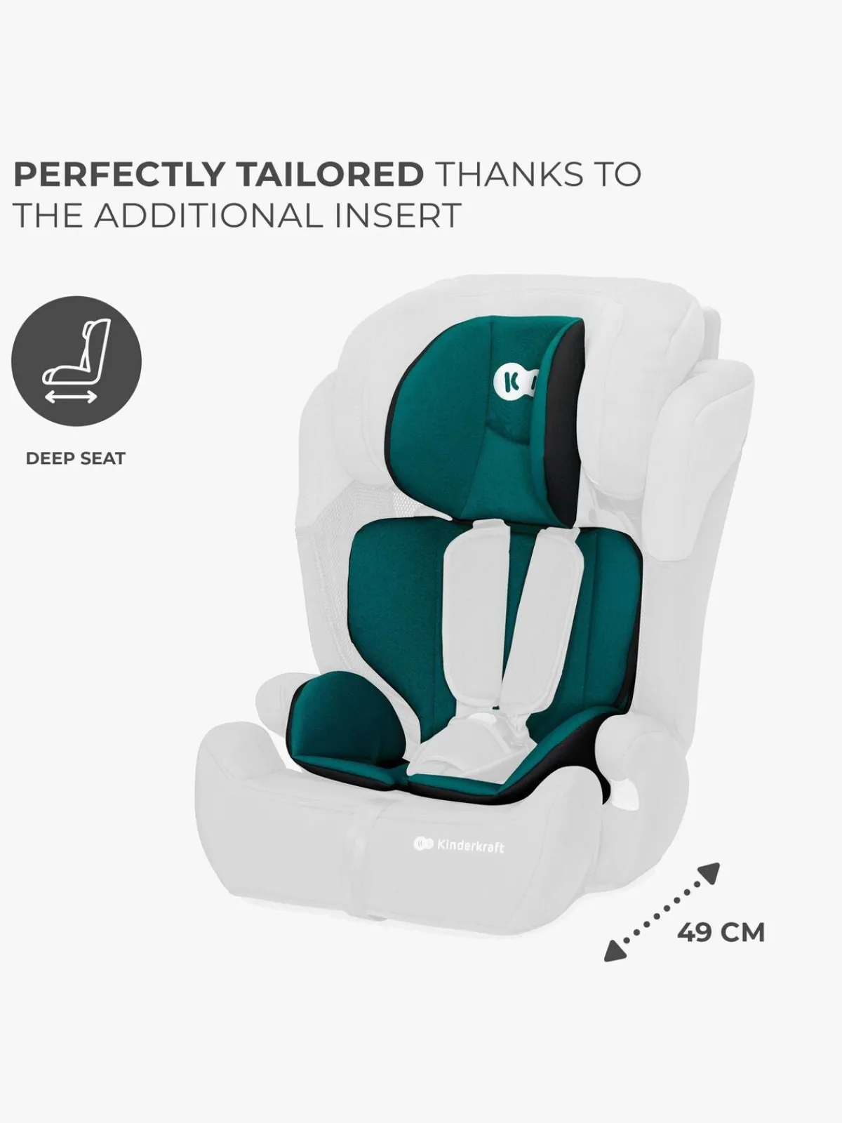 Kinderkraft COMFORT UP i-Size Autostol, Green