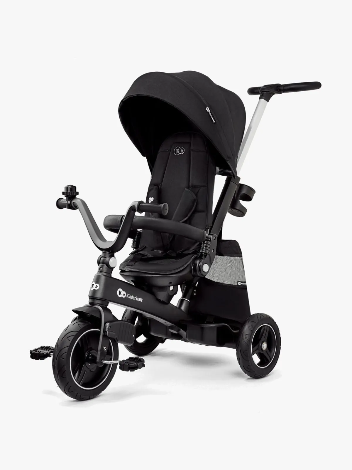 Kinderkraft Cykler-EASYTWIST Trehjulet Cykel, Sort