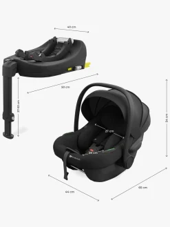Autostole 9-36 Kg|Autostole 0-13 Kg|Kinderkraft ENDURA SAFE Modulsystem, Black Sort