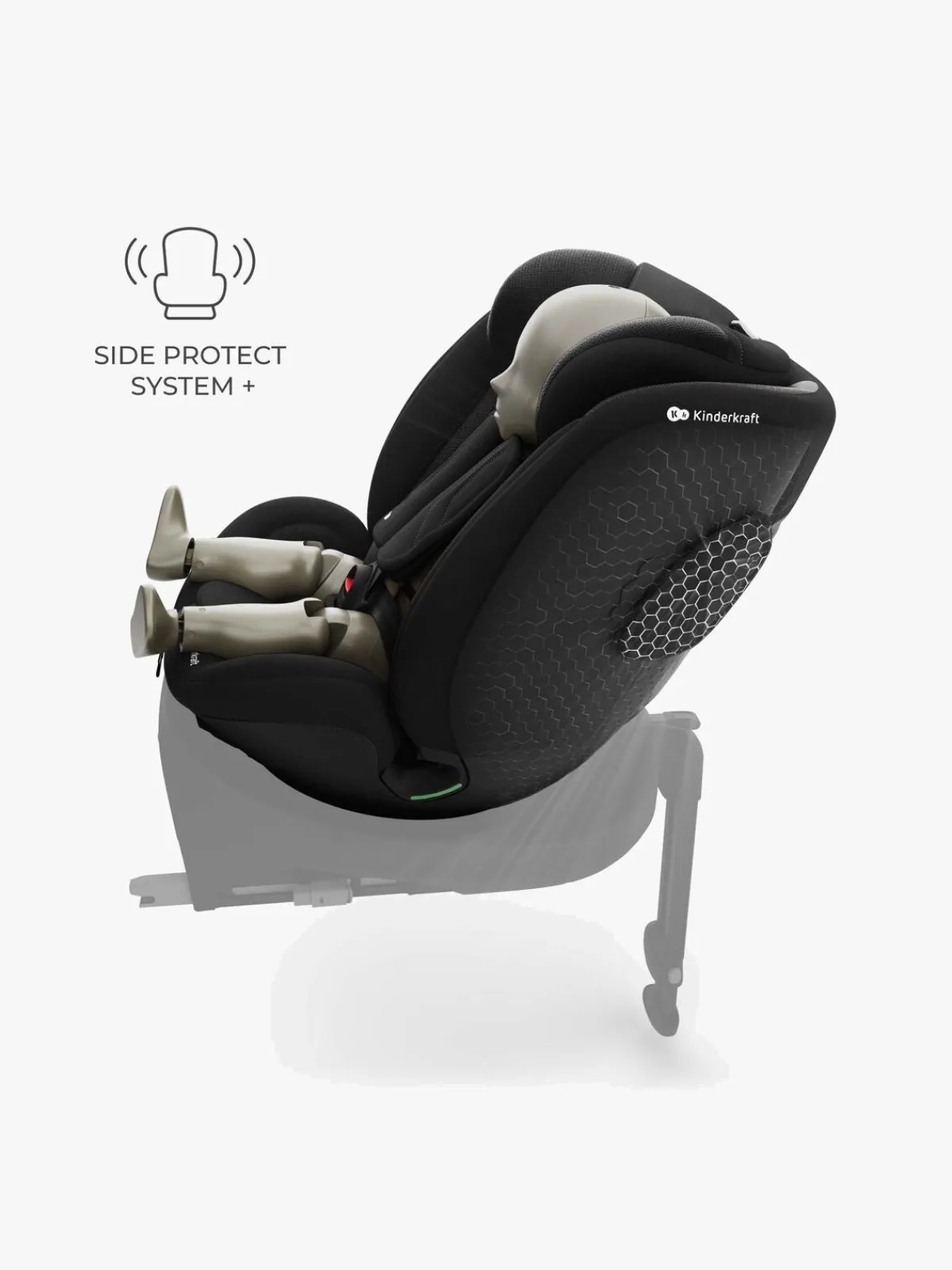 Autostole 9-36 Kg|Autostole 0-13 Kg|Kinderkraft ENDURA SAFE Modulsystem, Black Sort