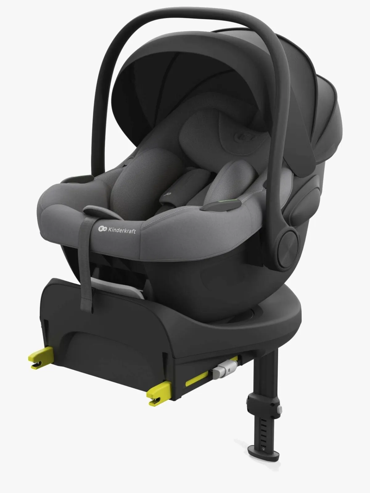 Kinderkraft Autostole 9-36 Kg|Autostole 0-13 Kg-ENDURA SAFE Modulsystem, Grey