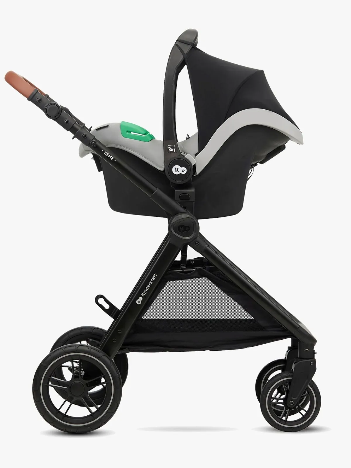 Kinderkraft Duo- & Kombivogne-ESME 2-in-1 Duovogn, Moonlight Grey