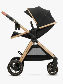 Kinderkraft Duo- & Kombivogne-ESME PRO 3-in-1 Duovogn Travelsystem, Pure Black