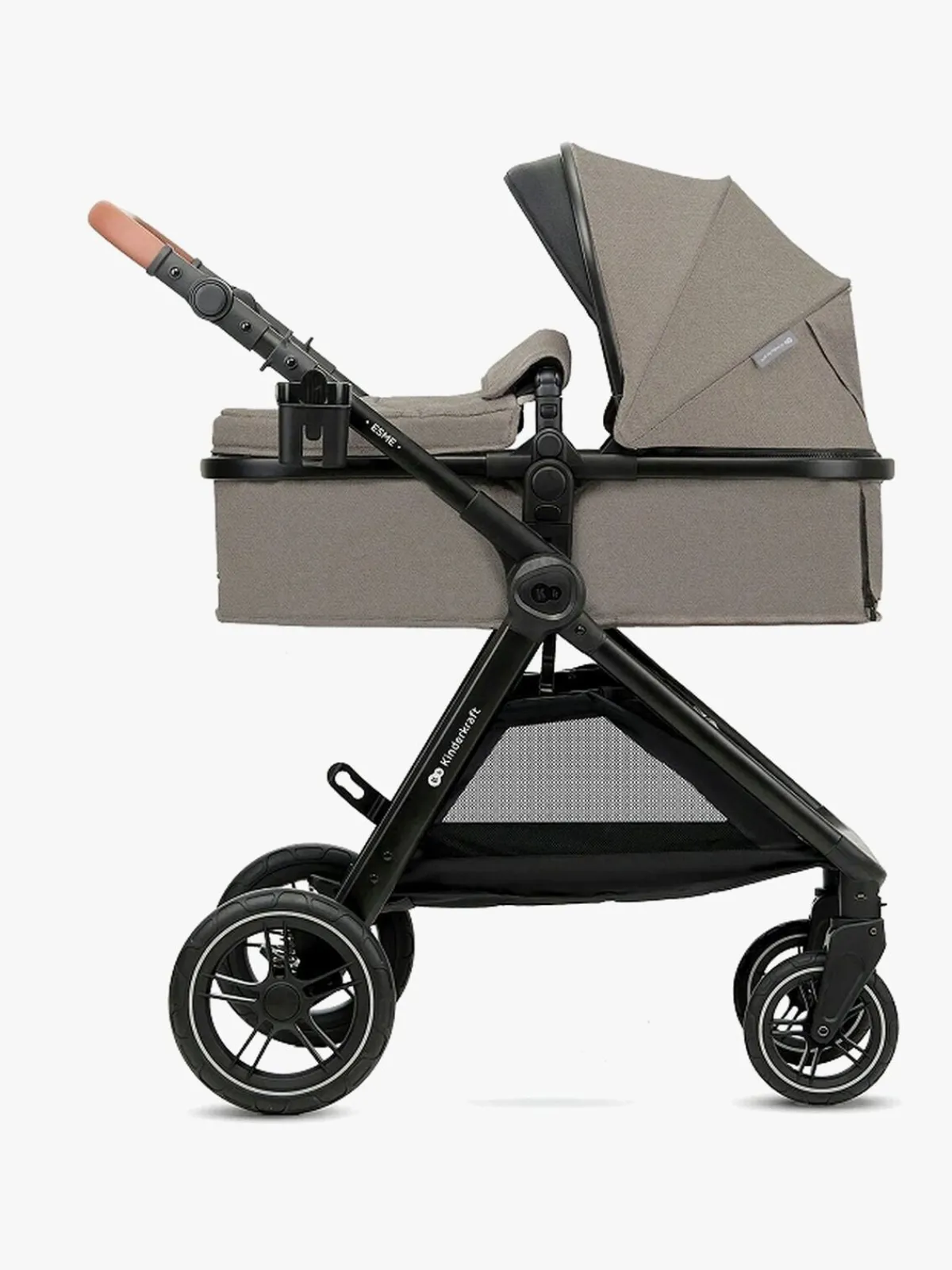 Kinderkraft ESME PRO 3-in-1 Duovogn Travelsystem, Sand