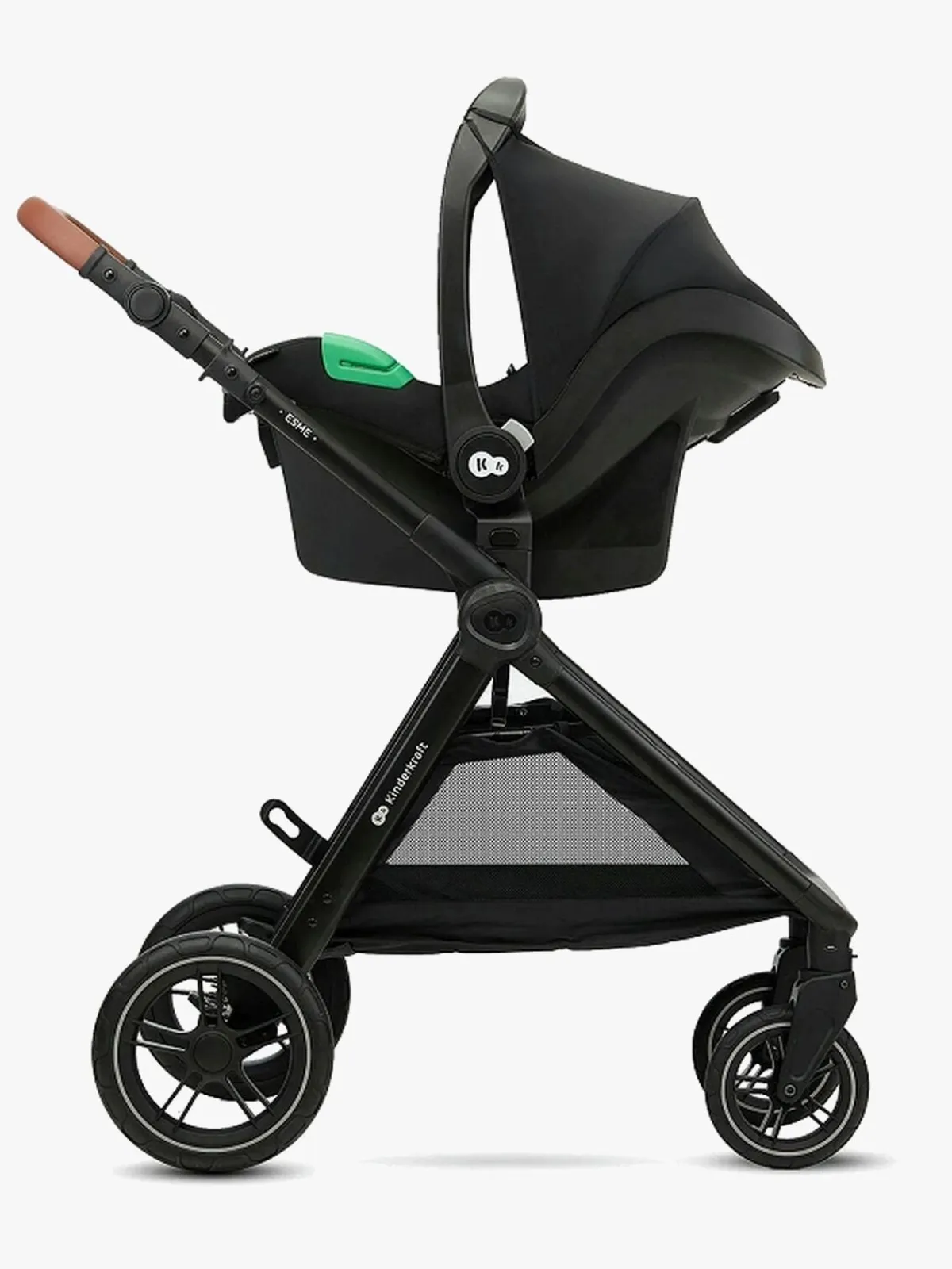 Kinderkraft ESME PRO 3-in-1 Duovogn Travelsystem, Sand