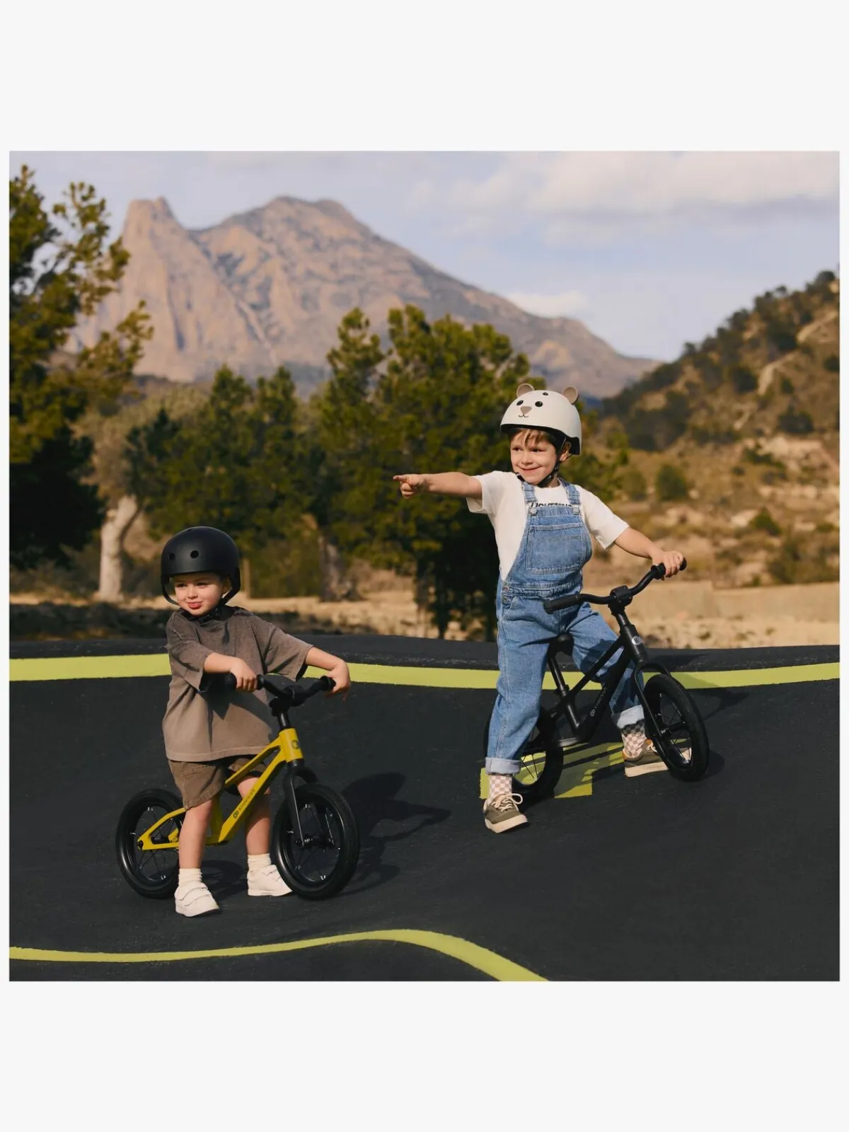 Kinderkraft Cykler-ETER Løbecykel, Limefarvet