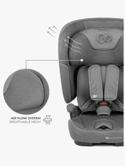 Autostole 9-36 Kg|Kinderkraft FIX2GO i-Size Autostol, Grey Grå