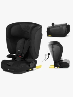 Autostole 9-36 Kg|Kinderkraft FIX2GO i-Size Autostol, Black Sort
