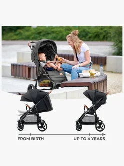 Kinderkraft Klapvogne-GRANDE PLUS Klapvogn, Black