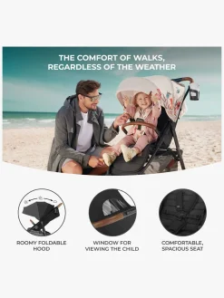 Kinderkraft Klapvogne-GRANDE PLUS Klapvogn, Black