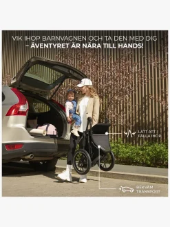 Aktivitetsvogne|Kinderkraft HELSI 2 Terrænvogn, Black Sort