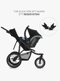 Aktivitetsvogne|Kinderkraft HELSI 2 Terrænvogn, Black Sort