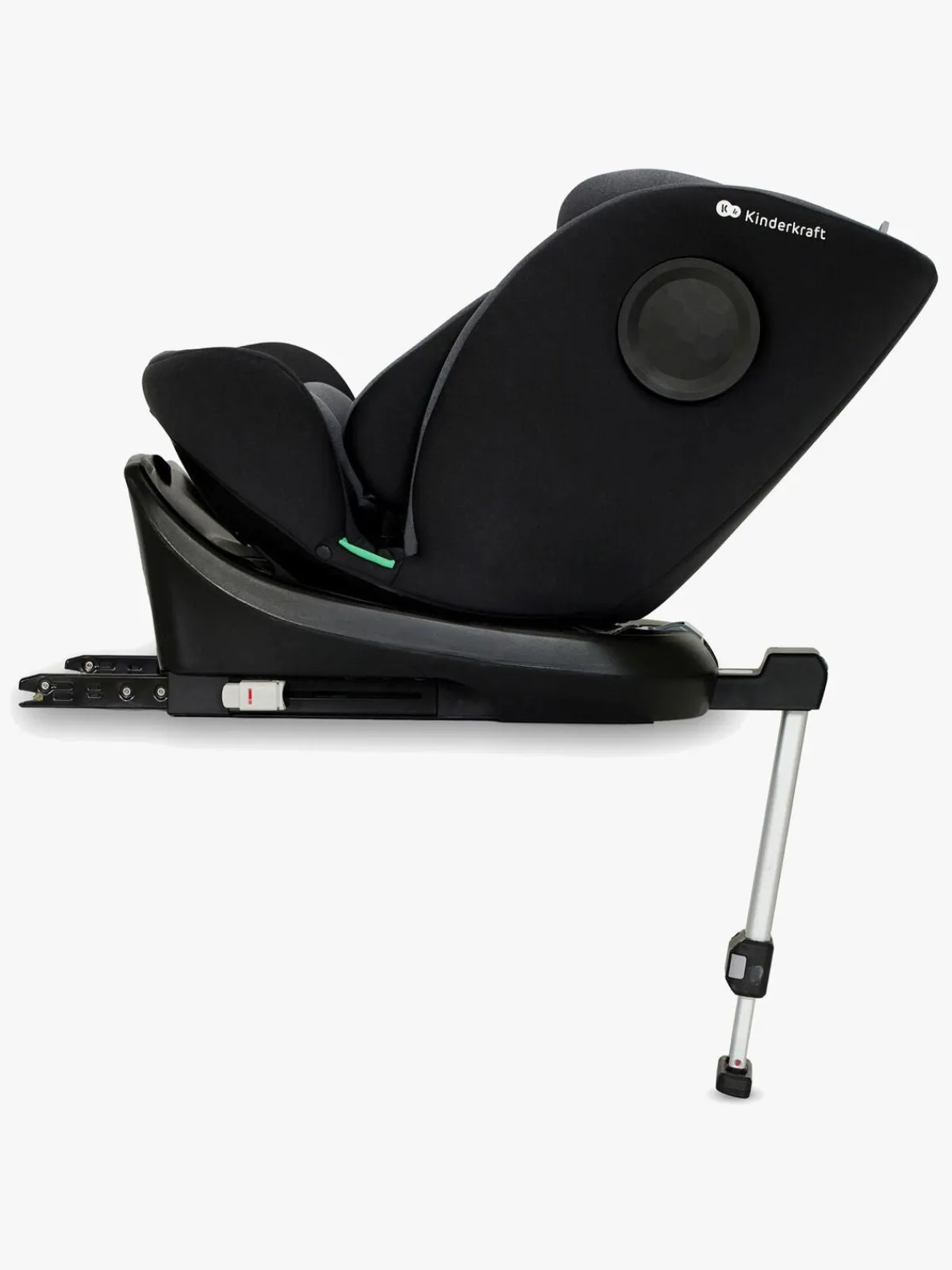 Autostole 9-36 Kg|Kinderkraft I-360 i-Size Autostol, Black Sort