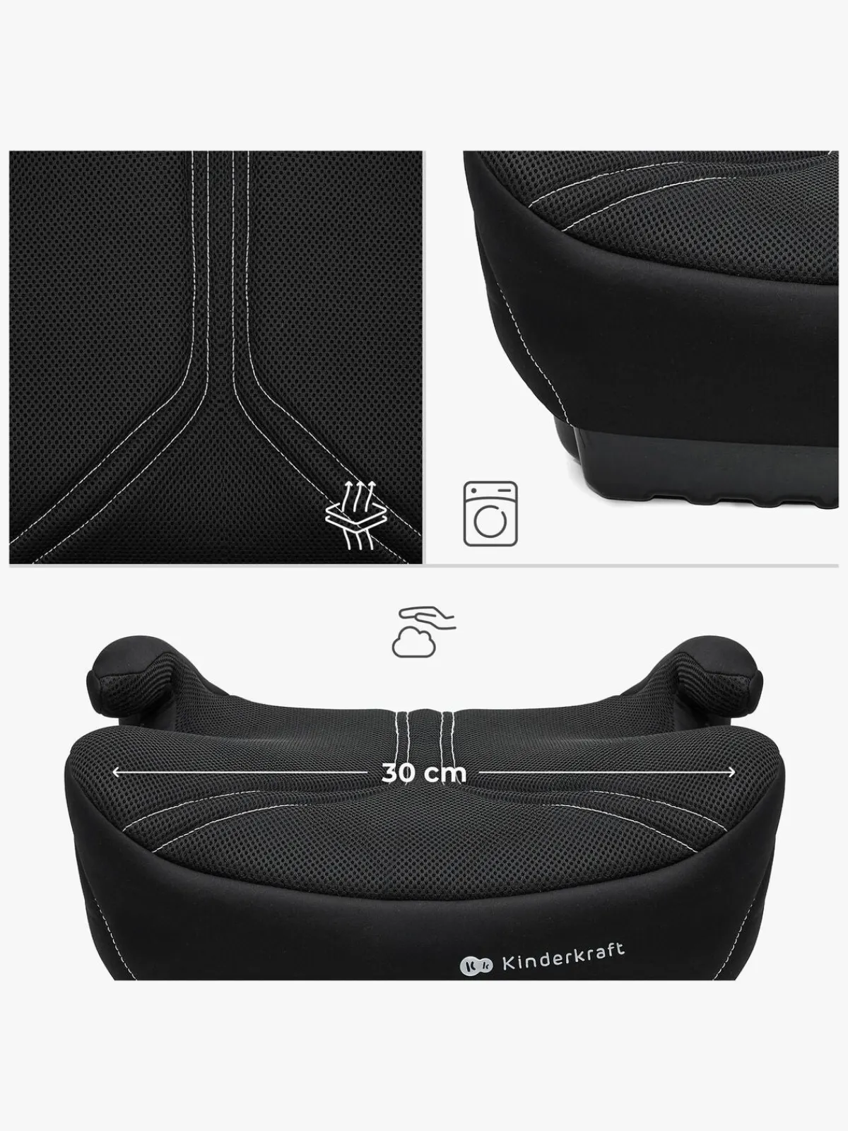 Kinderkraft Selepuder-I-BOOST 2 PRO Selepude, Black