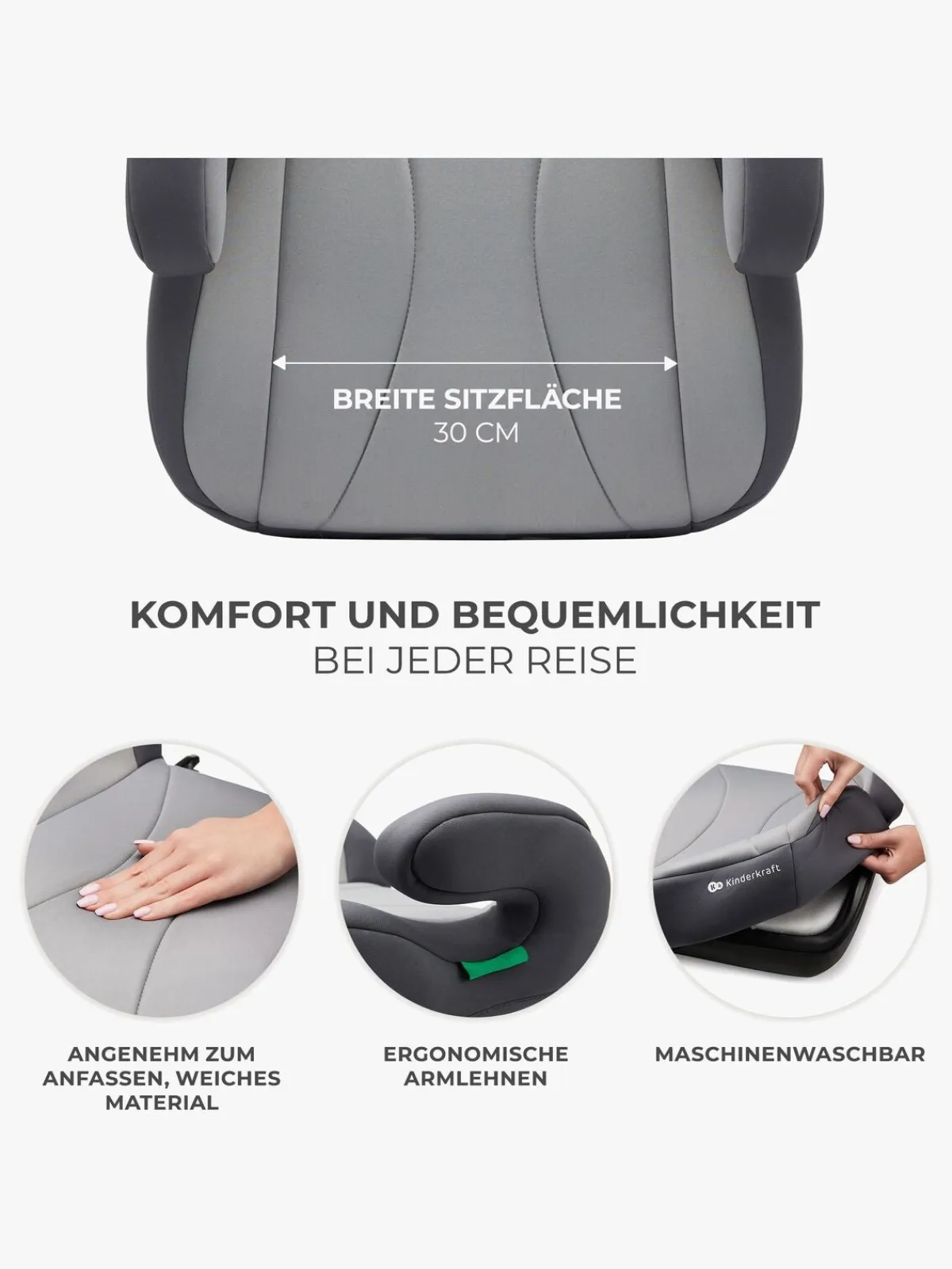 Kinderkraft Selepuder-I-BOOST Selepude, Grey