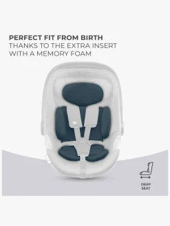 Kinderkraft I-CARE i-Size Autostol Baby, Graphite Black