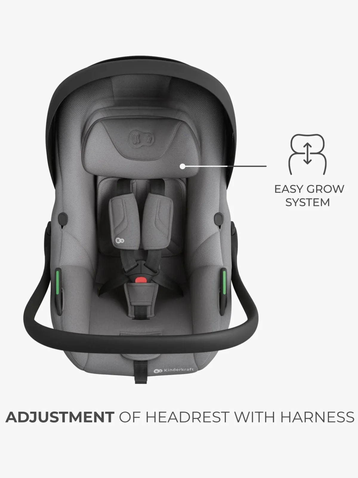 Kinderkraft Autostole 0-13 Kg-I-LITE Autostol Baby, Cool Grey
