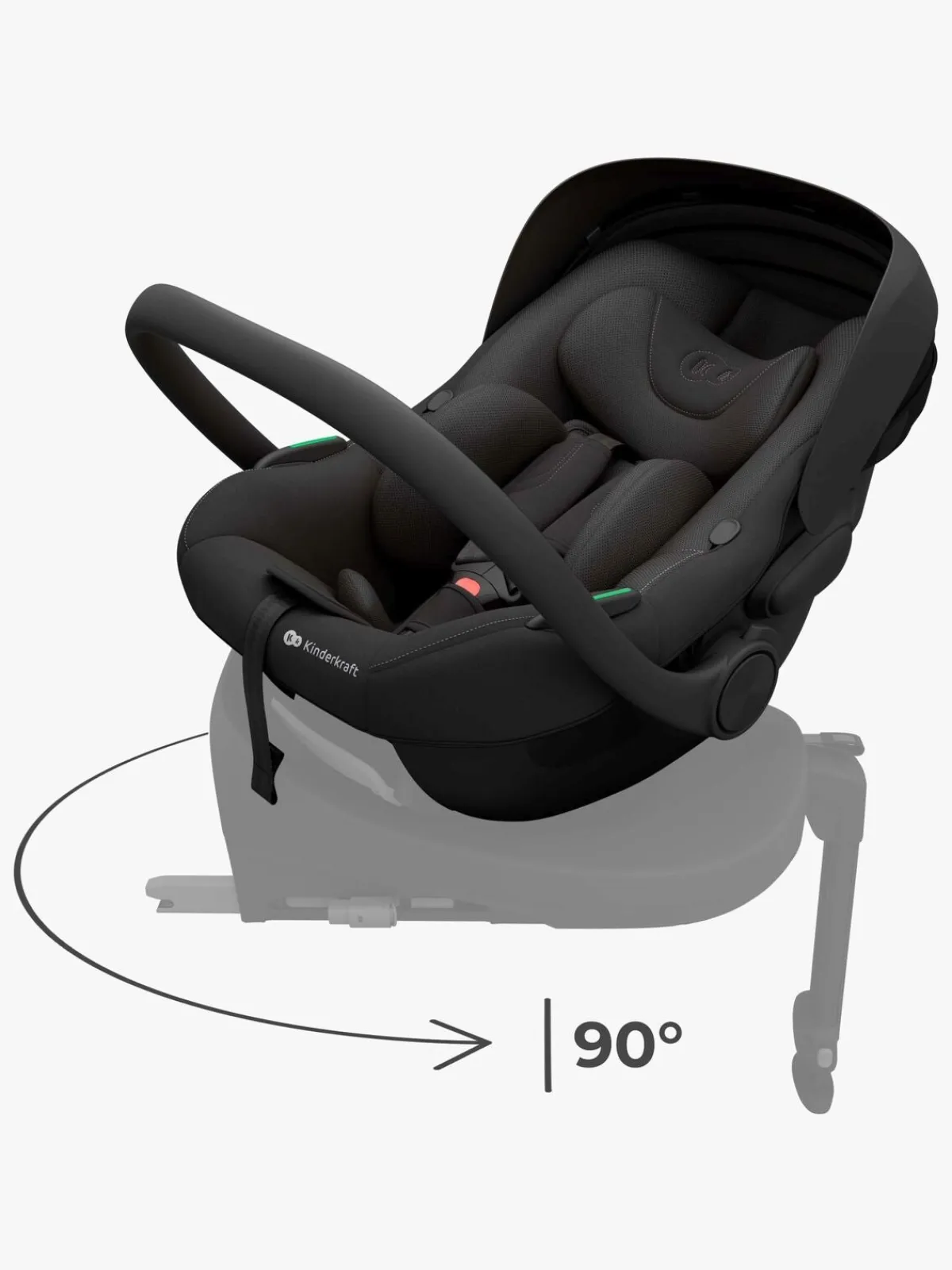 Kinderkraft Autostole 0-13 Kg-I-LITE Autostol Baby, Graphite Black