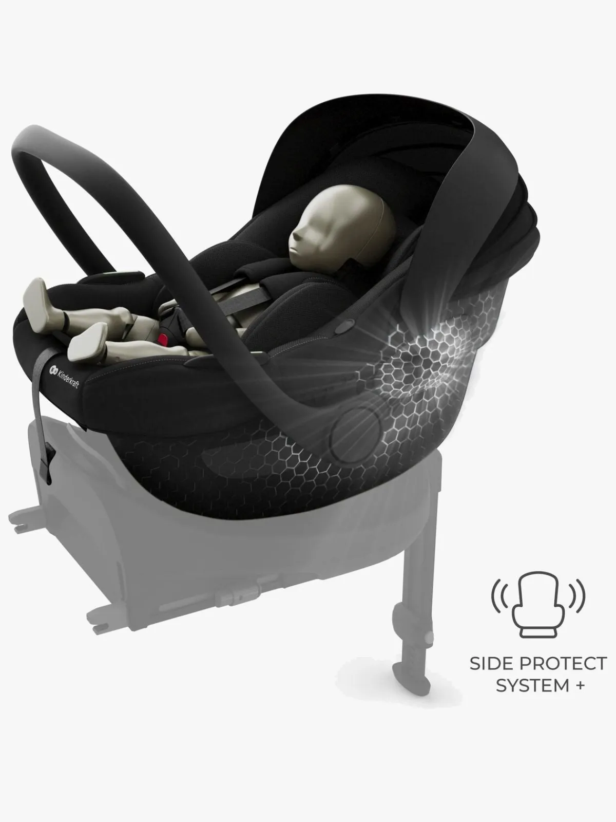 Kinderkraft Autostole 0-13 Kg-I-LITE Autostol Baby, Graphite Black