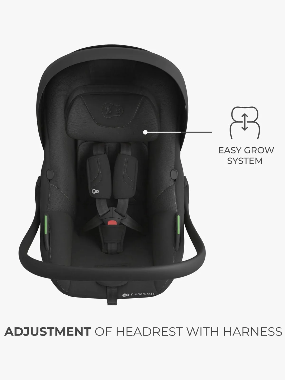 Kinderkraft Autostole 0-13 Kg-I-LITE Autostol Baby, Graphite Black