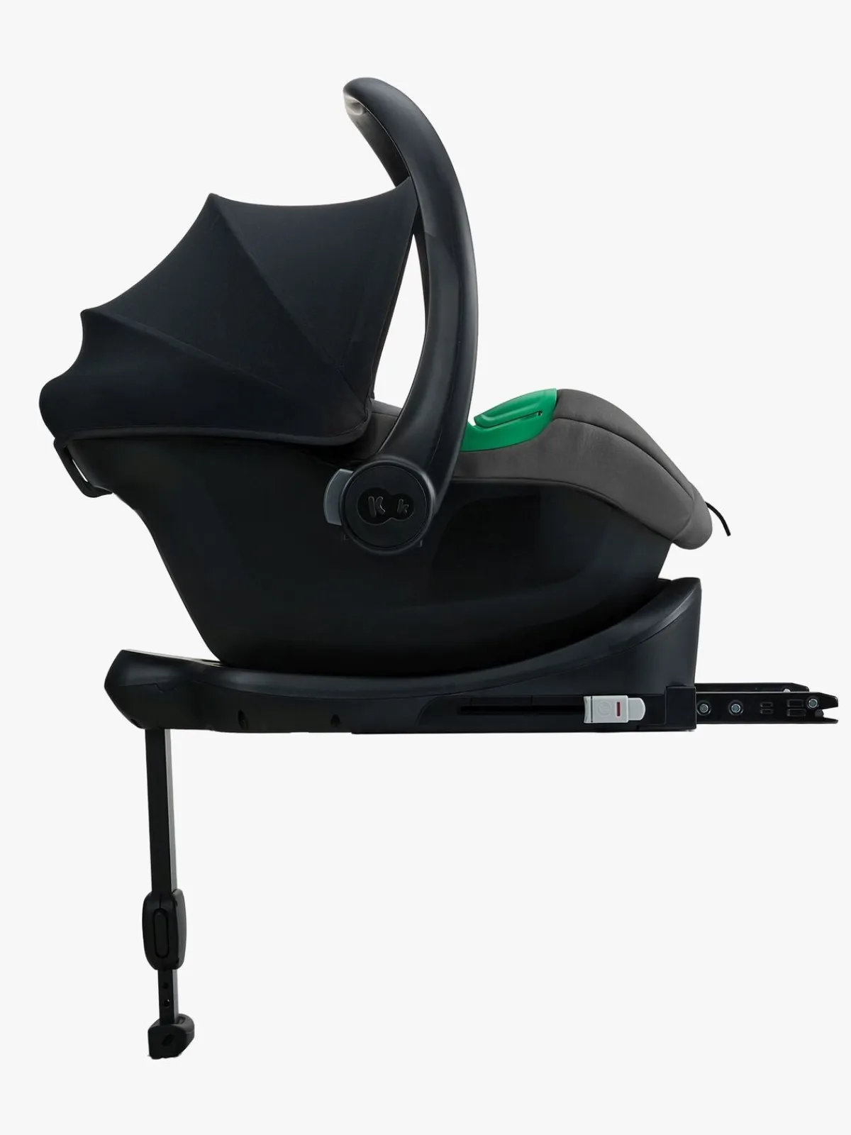 Autostole 0-13 Kg|Kinderkraft MINK PRO 2 i-Size Autostol Baby inkl MINK FX 2 SET BLACK Base, Grey Grå/Sort