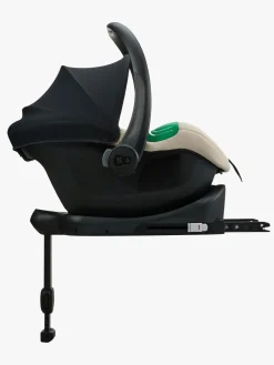 Kinderkraft Autostole 0-13 Kg-MINK PRO 2 i-Size Autostol Baby inkl MINK FX 2 SET BLACK Base, Beige