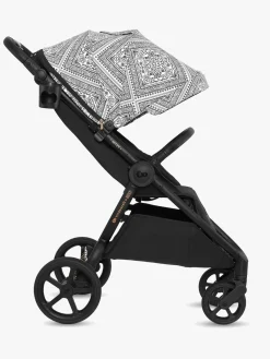 Rejseklapvogne|Kinderkraft MITZY BIZUU Klapvogn, Lunar Black Sort